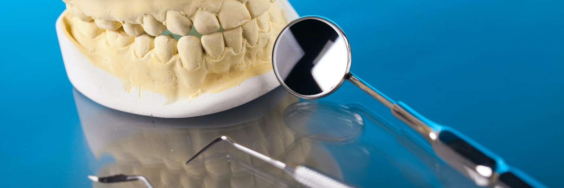 Dental tools next to mold of teeth, los gatos ca