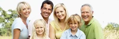 multi-generational family smiling l dds los gatos