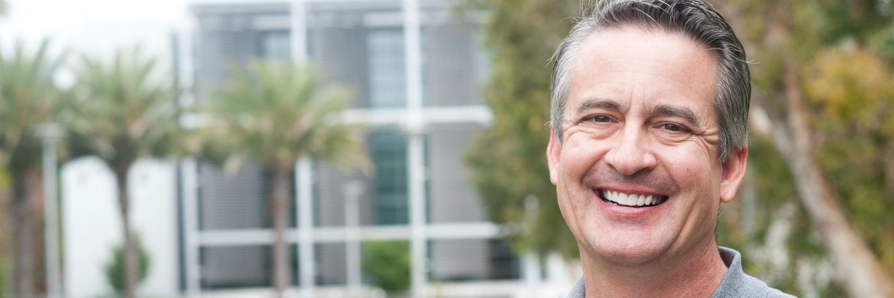 Middle-aged man smiling | Dentist 95032